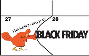 Black Friday encroaching on Thanksgiving