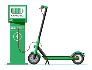 Electric Scooter Charging