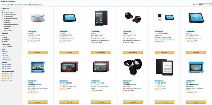 Prime Day Amazon Products