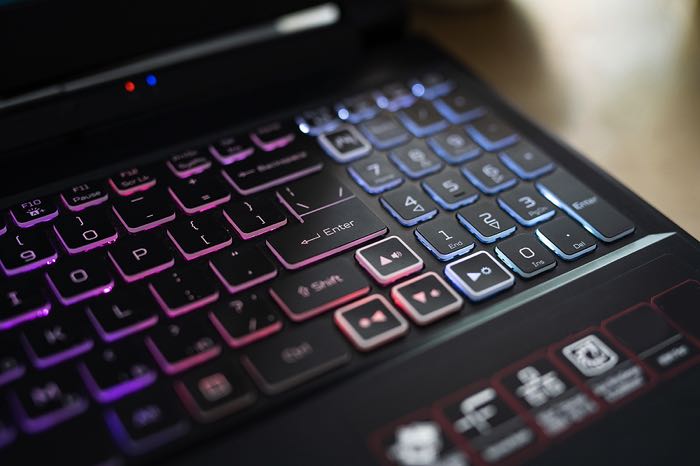 Backlit keyboard