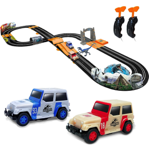 Jurassic World Electric Race Car Track Set