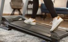 Woman on treadmill